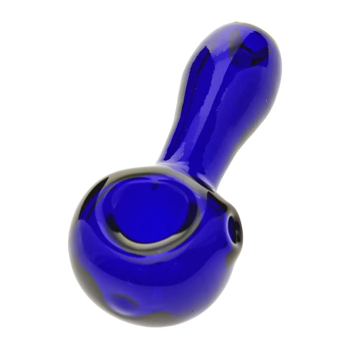 Pipa tipo cuchara 8 cm azul
