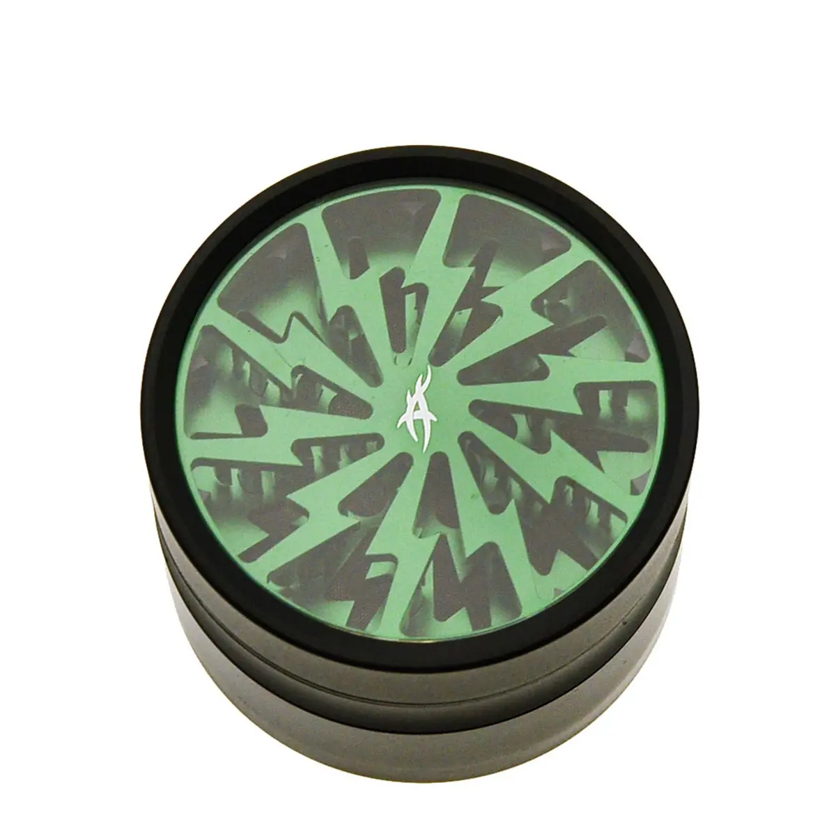 Thorinder Grinder con ventana negro / verde