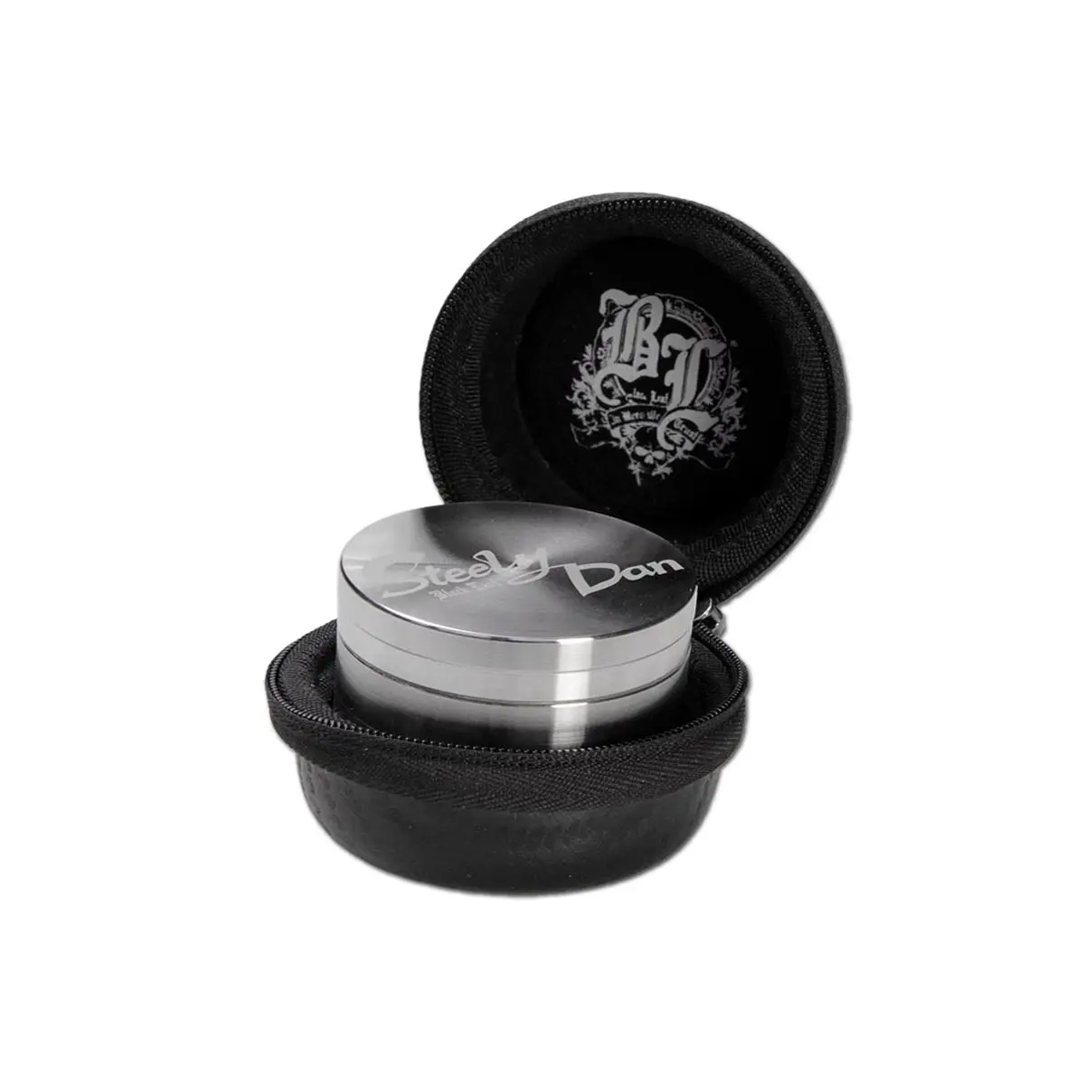 Grinder de acero Steely Dan 2 piezas 49mm con bolsa