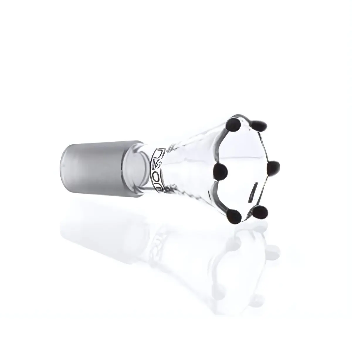 Insomnia tazón de vidrio con decoración negro 18,8