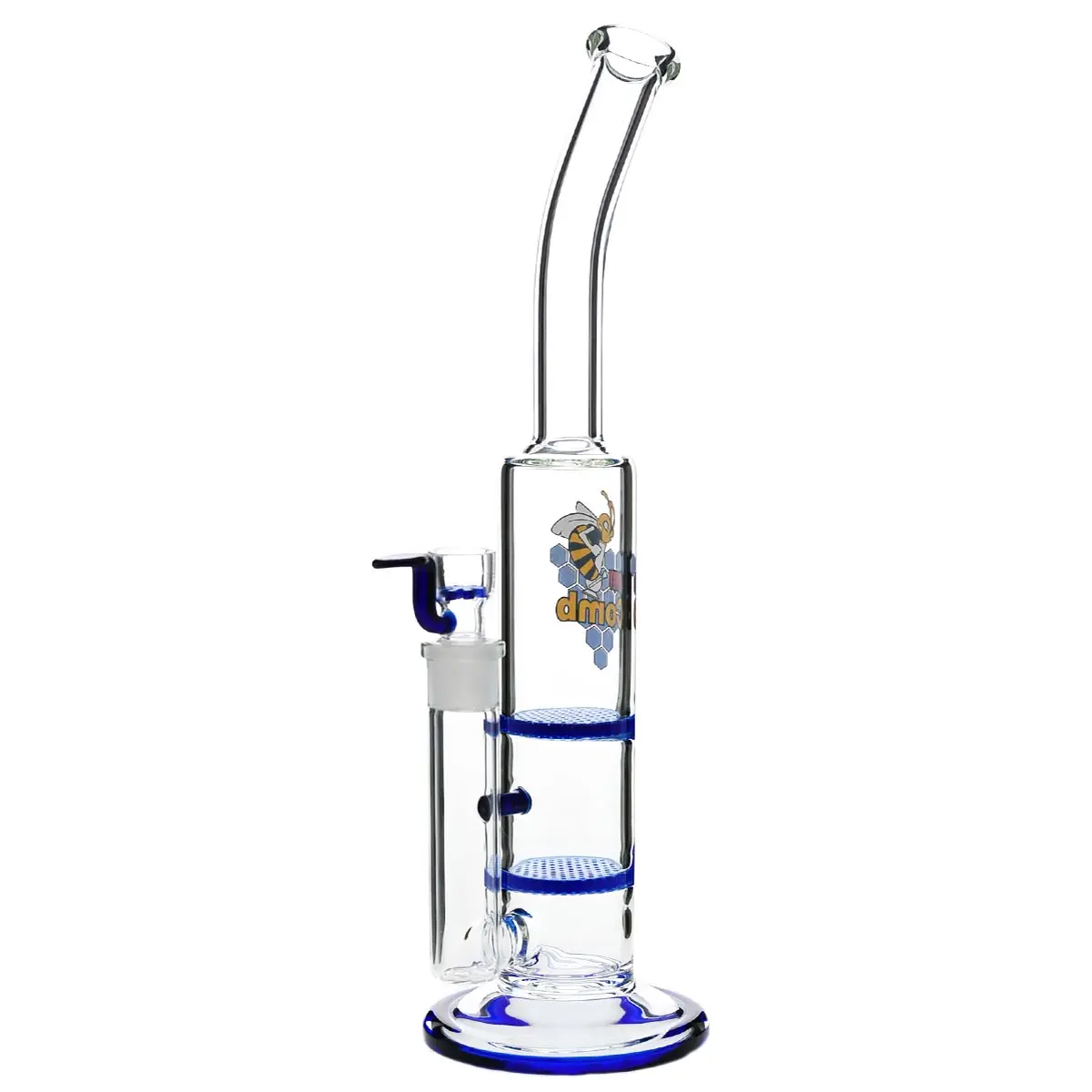 Black Leaf bong "Double Colored Honey Comb" 36cm