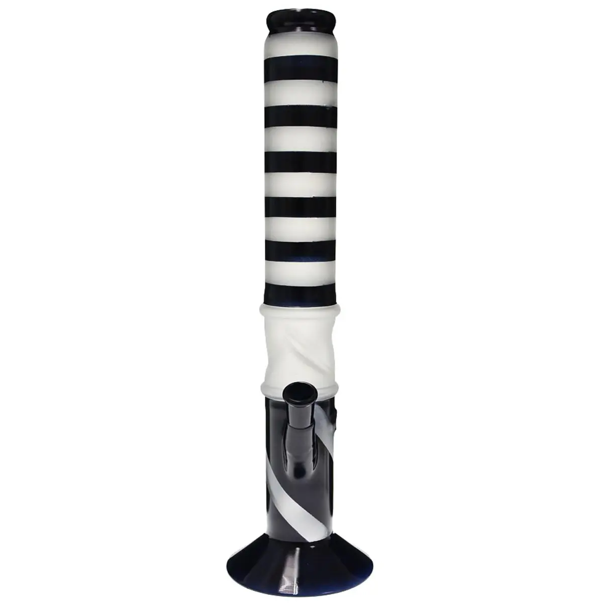Bong con hielo 43 cm arenado - negro