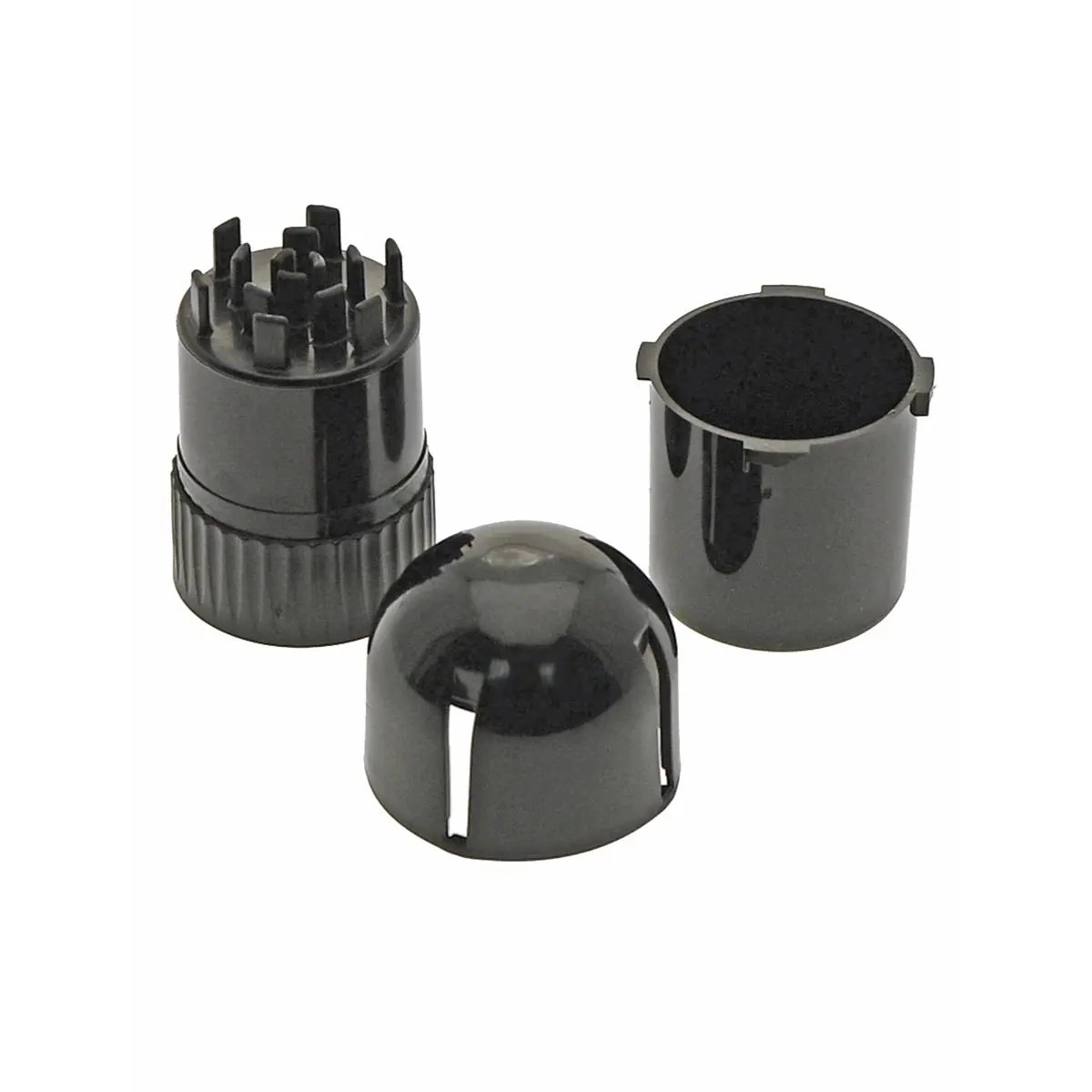 Grinder acrílico con compartimento 5 cm negro