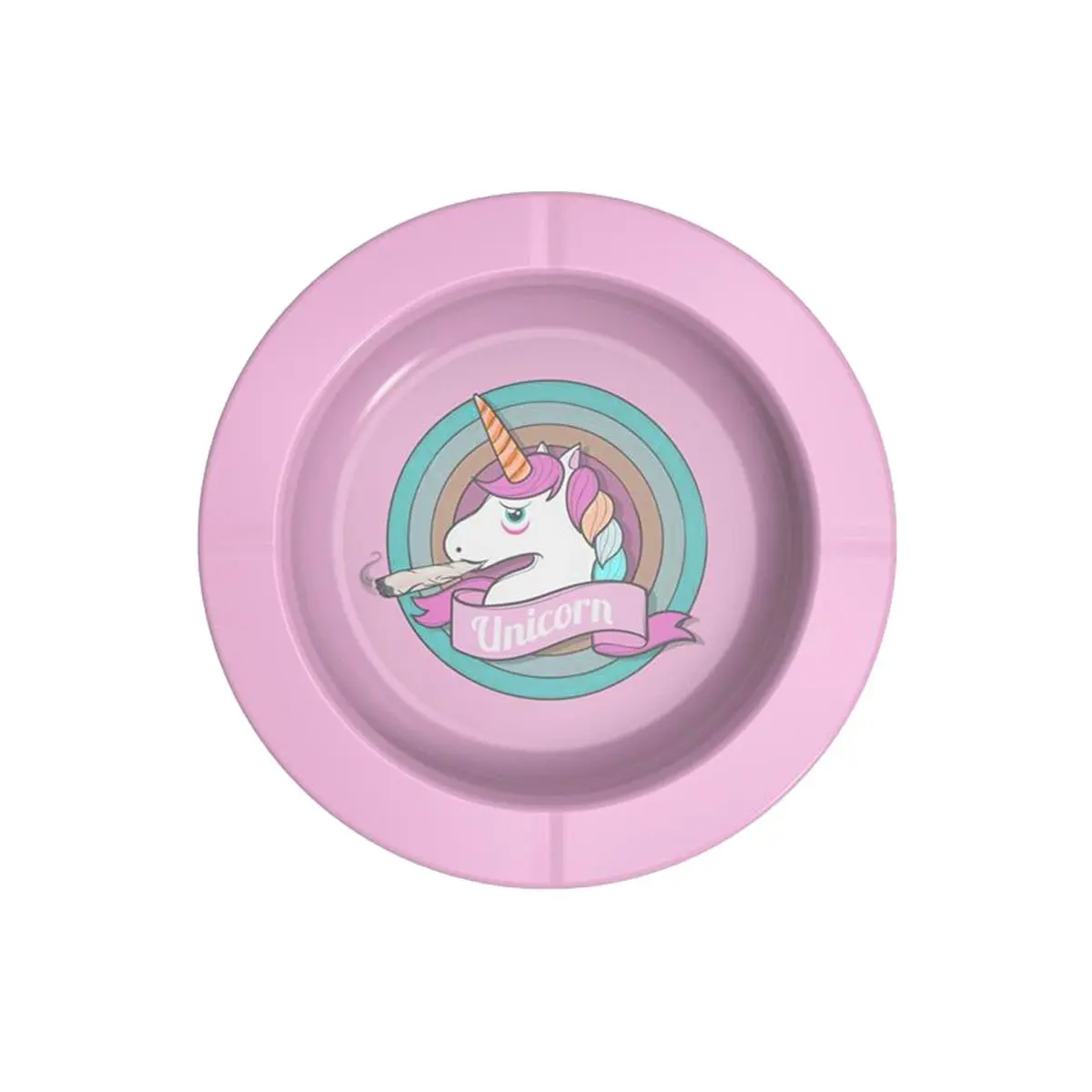 Cenicero de metal Unicorn