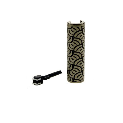 Clipper mechero con funda de métal - Geometric
