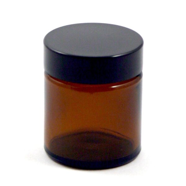 Bote de farmacia marrón con tapa de plástico, 30 ml