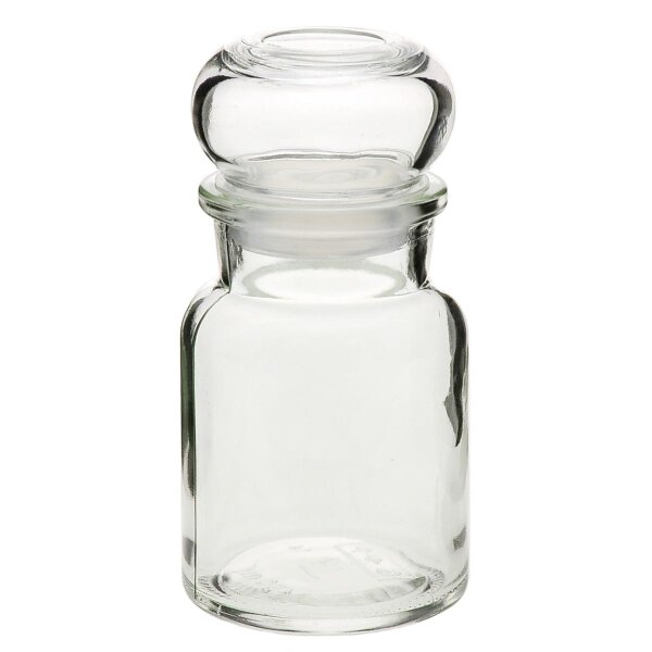 Frasco de farmacia redondo con tapón, 150 ml