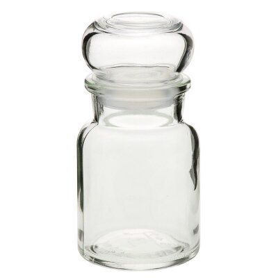 Frasco de farmacia redondo con tapón, 150 ml