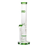 GG Comely Cane Carina bong con percolador Honeycomb 18.8