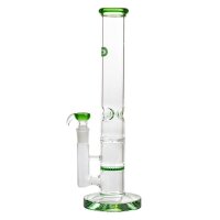 GG Comely Cane Carina bong con percolador Honeycomb 18.8