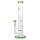 GG Comely Cane Carina bong con percolador Honeycomb 18.8