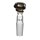 Ehle cazoleta one-hit 14,5 mm con espiral de vidrio de color NEGRO