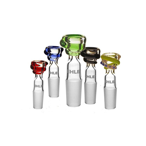Ehle cazoleta one-hit 14.5 con espiral de vidrio coloreado
