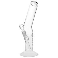 Bong de cristal curvado 33 cm