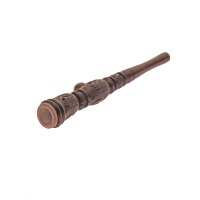 Pipa de madera con inserto de esteatita 16,5cm