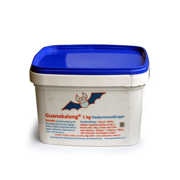 Femeg Guanokalong polvo guano de murciélago 1 Kg