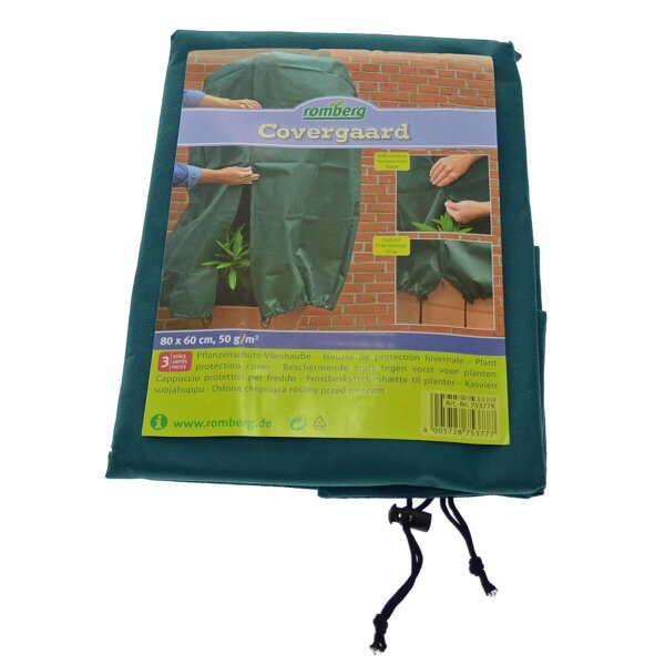 Protección para plantas fleece cobertura, Kit de 3, verde