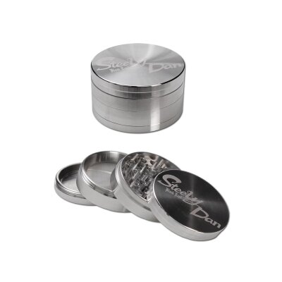 Grinder de acero Steely Dan 4 piezas 49 mm con bolsa