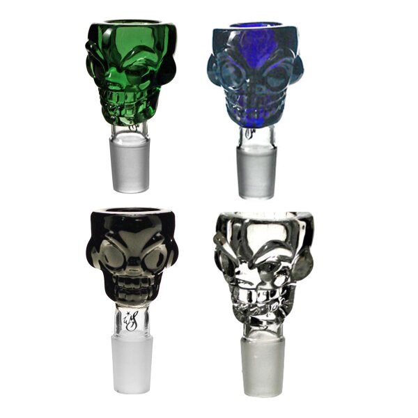 Weedstar Cazoleta de cristal Skull 18,8