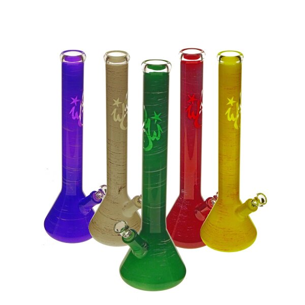 Weedstar Bong matraz de cristal 40cm BrightColor