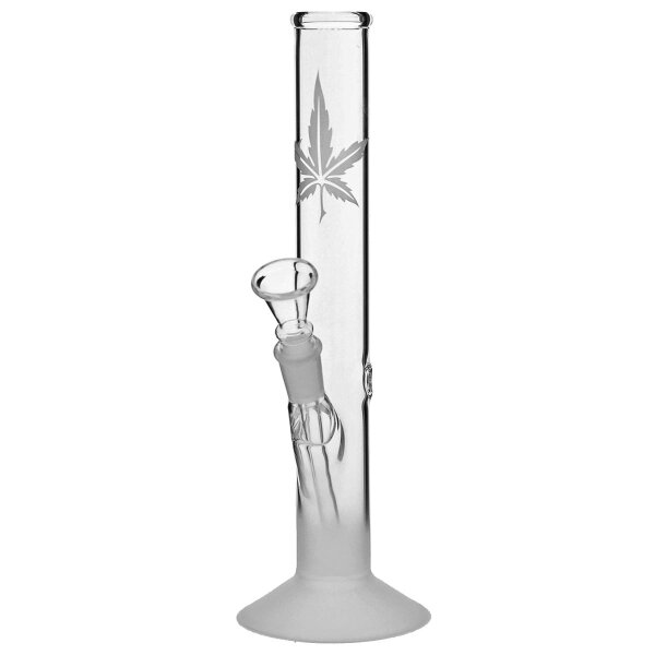 Sand Leaf bong de cristal 26cm - arenado