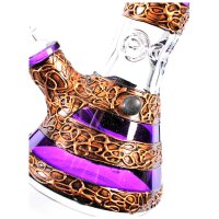 Bong de vidrio pintado a mano Ice 18,8 Steam Stripes 1