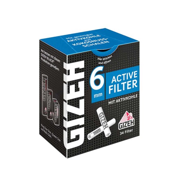 Gizeh ACTIVE Filtro Slim 6mm negro