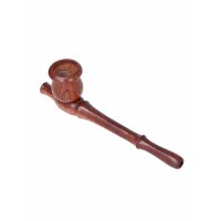 Tubo de madera con recipiente de rosca de 15 cm -...