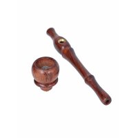 Tubo de madera con recipiente de rosca de 15 cm - Esfera