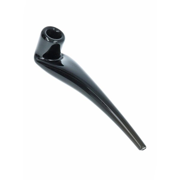 Pipa de vidrio negra