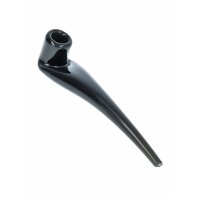 Pipa de vidrio negra