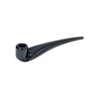 Pipa de vidrio negra