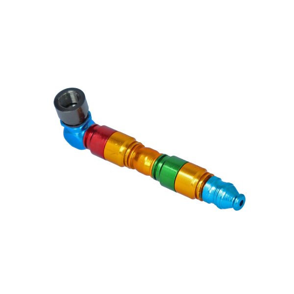 Pipa metalica multicolor 95 mm
