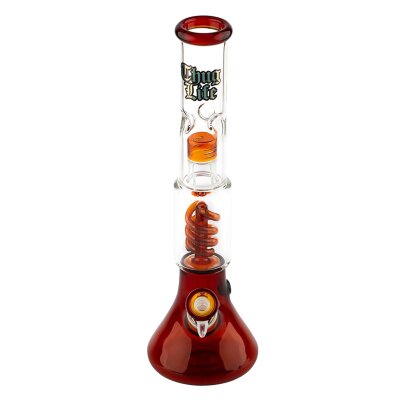 Thug Life OG Bong Percolador 35cm - ámbar