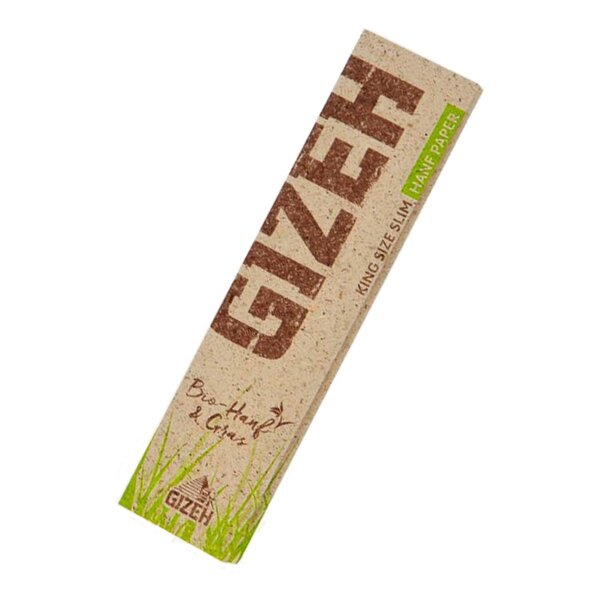 Cáñamo y hierba de Gizeh King Size Slim + Tips