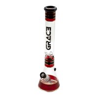 Grace Glass Classic Beaker 18,8 - rojo