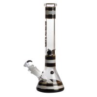 Grace Glass Bong Striped Series - negro