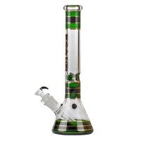 Grace Glass Bong Striped Series - verde