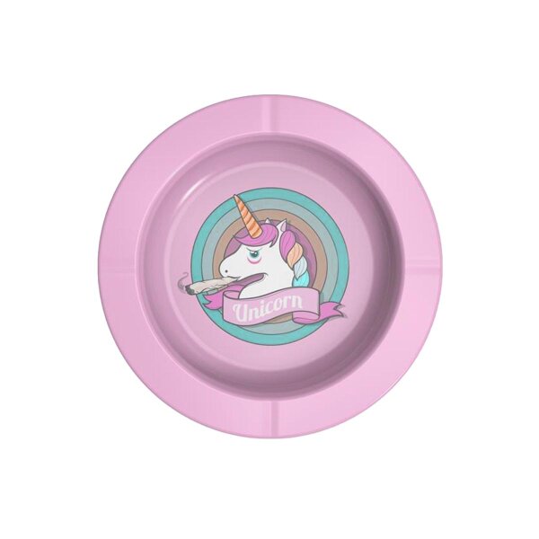 Cenicero de metal Unicorn