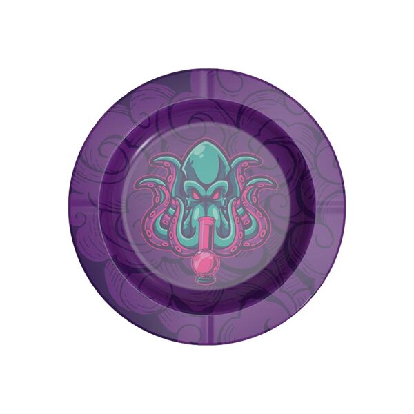 Cenicero de metal Octopus