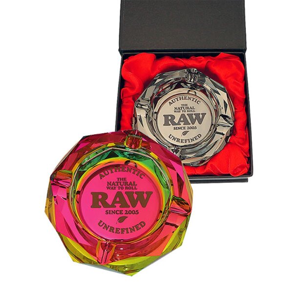 Cenicero de mesa de cristal RAW