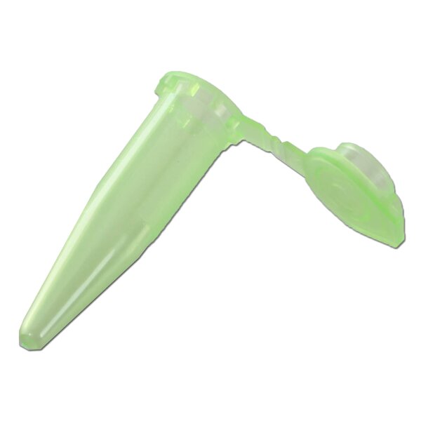 Tubo de microcentrífuga 0,5ml verde