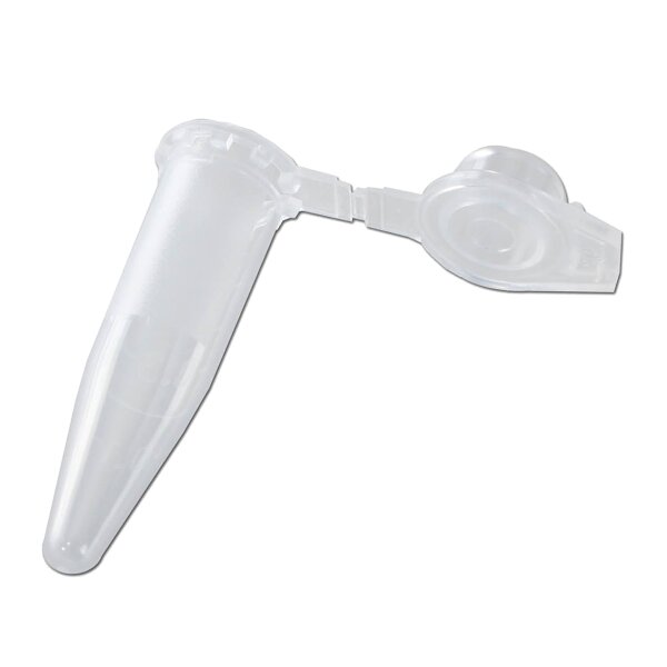 Tubo de microcentrífuga 0,5ml claro