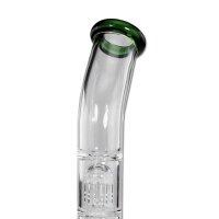Bong de hielo Black Leaf con doble perc 31 cm
