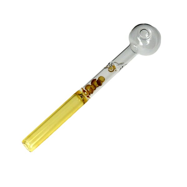 Tubo de aceite Cristales 15 cm amarillo