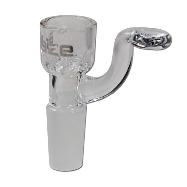 Blaze cabeza de vidrio con colador + asa 14,5 claro