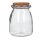 Tarro de almacenamiento con corcho 140ml