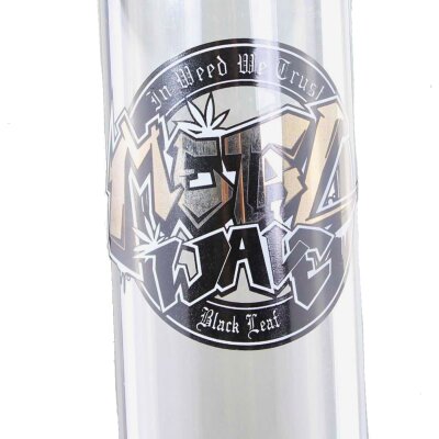 Hoja Negra Ola de Metal 38 cm Pistón
