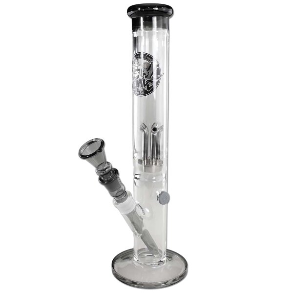 Hoja Negra Ola de Metal 38 cm Cilindro