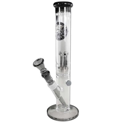 Hoja Negra Ola de Metal 38 cm Cilindro